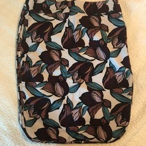 Loft Floral Pencil Skirt, Size 4